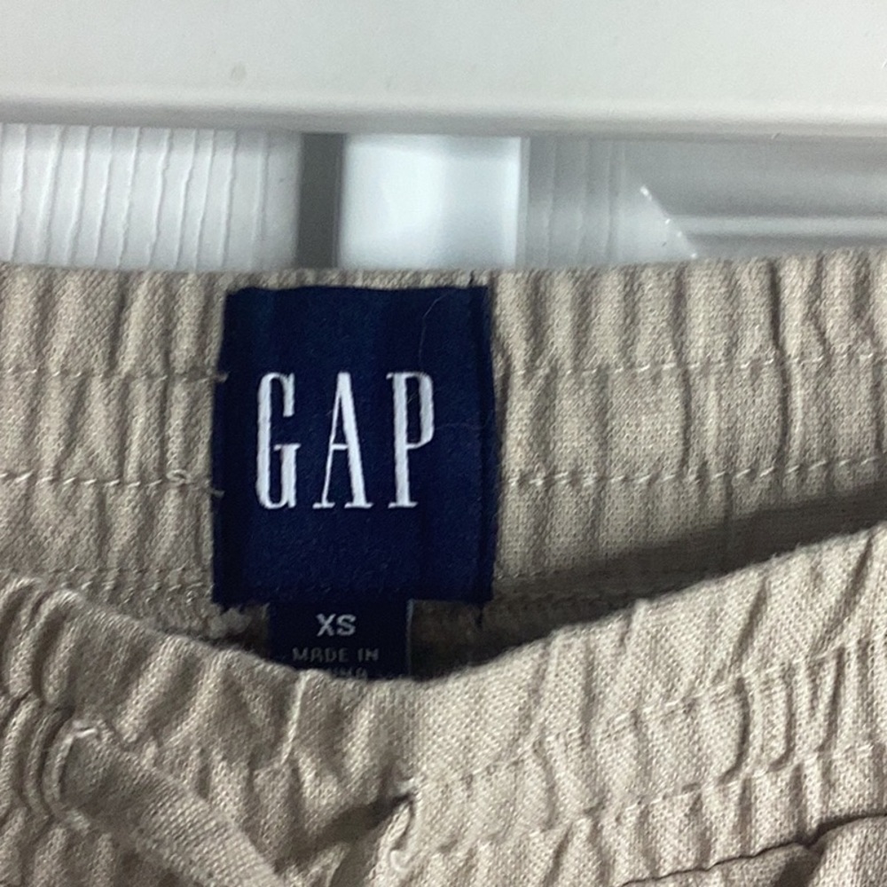 GAP Linen Blend‎ Pull On Pants XS New - Picture 2 of 6